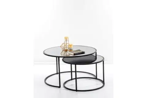 CİRCLES ORTA SEHPA, SİYAH FÜME