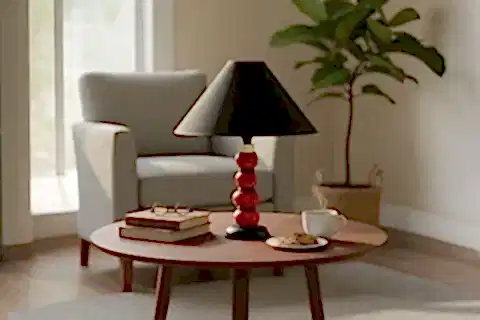 UĞUR BÖCEĞİ EL YAPIMI MASİF ABAJUR