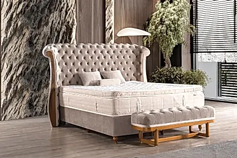 MADRİD BAZA BAŞLIK YATAK, 160X200