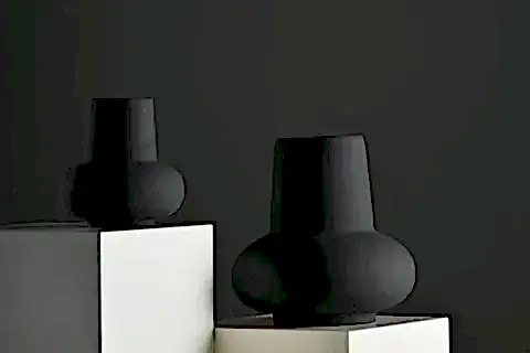 ZARİF VAZO SET, SİYAH