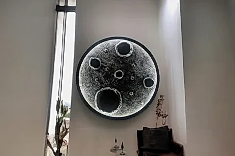 UZAY GÖRÜNÜMLÜ LEDLİ DUVAR PANOSU