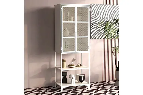 ENDÜSTRİYEL TASARIM METAL DOLAP,  BEYAZ