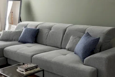 FRİDO KÖŞE KOLTUK KETEN, GRİ, SOL KÖŞE