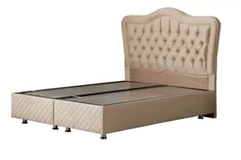 CAMELLİ NEW BAZA BAŞLIK VE YATAK SETİ, BEJ, 90X190