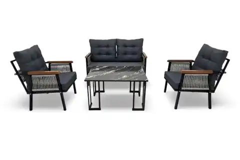 MESA METAL BALKON OTURMA TAKIMI, 2+1+1