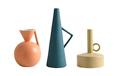 İSKANDİNAV LORİ VAZO SETİ - RENKLİ