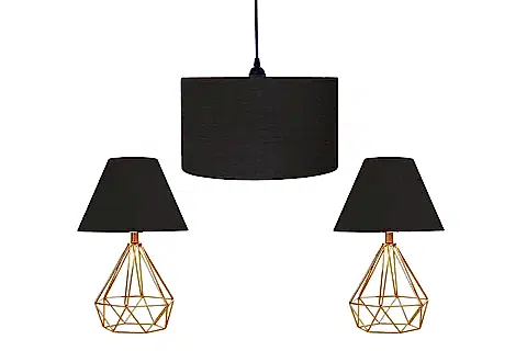 GOLD SİYAH YATAK ODASI KONİK SET