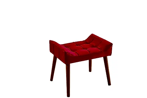 TUBİHOME NEW COOL PUF, KIRMIZI