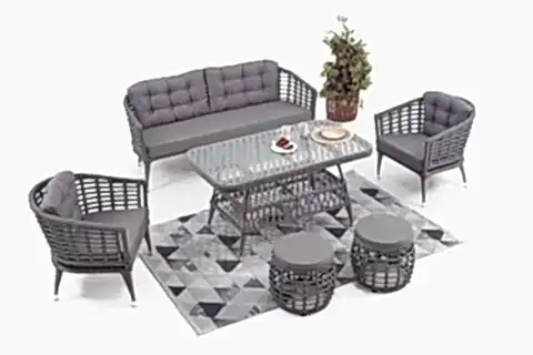 İRİS BAHÇE OTURMA GRUBU, GRİ