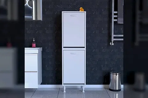 İLKİM ALT VE ÜST MODÜL SEPETLİ BANYO DOLABI, 35 CM