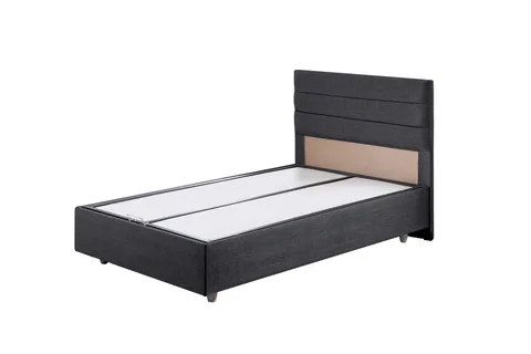 SOFİA BAZA BAŞLIK LETTO YATAK SETİ, ANTRASİT, 90X190