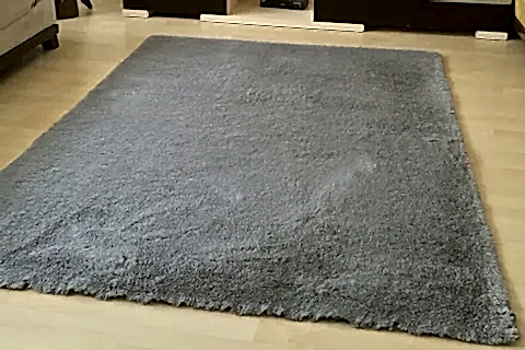 TAVŞAN TÜYÜ DEKORATİF POST HALI, GRİ, 80X150