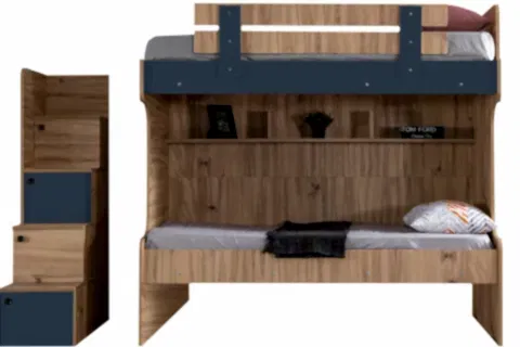 RİVA RANZALI GENÇ ODASI TAKIMI, 3 KAPAKLI