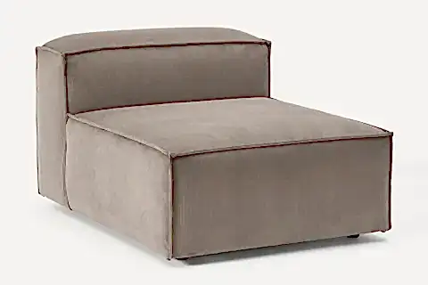 LENA KADİFE FİTİLLİ ORTA MODÜL, KAHVERENGİ