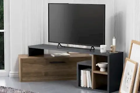 LAGOMOOD KARAMEL TV SEHPASI, ANTRASİT CEVİZ