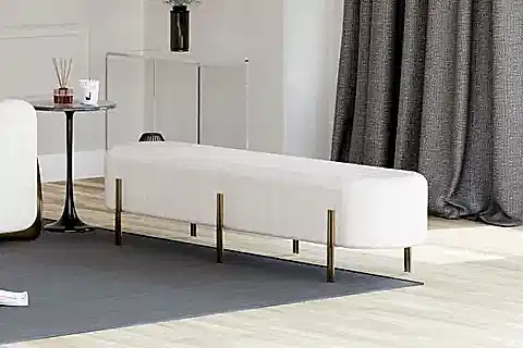 VENNEN BENCH PUF, AÇIK BEJ
