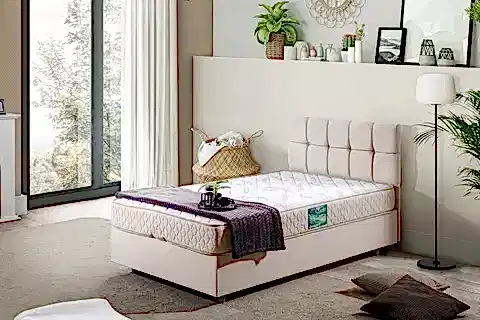 PARİS BAZA VE BAŞLIK SETİ, KREM, 90X190