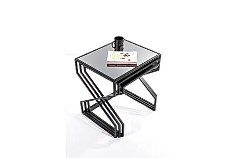 RONDA ZİGON SEHPA, SİYAH FÜME