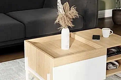 HEKLA ORTA SEHPA, ÇEKMECELİ VE RAFLI