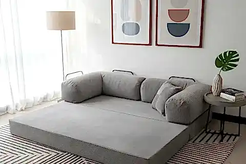 LUMİ İKİLİ KOLTUK, GRİ, 80X160