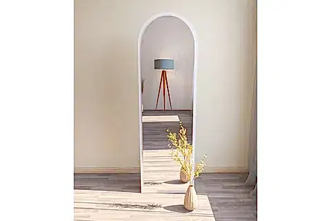 MONE AYAKLI OVAL BOY AYNASI, BEYAZ, 160X50